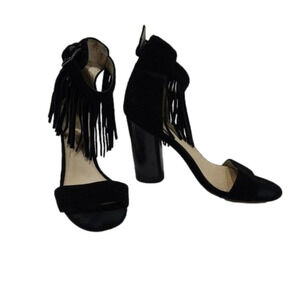 House of Harlow 1960 Mason fringed Heel sandal